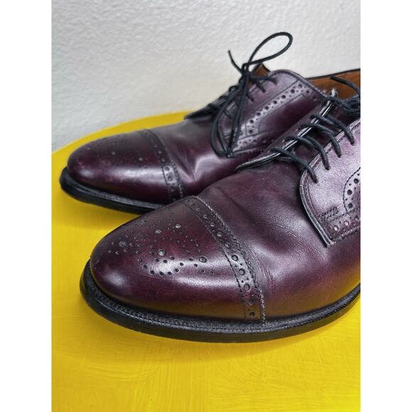 Allen Edmonds Sanford Burgundy Cap-Toe Derby size 10 B Mens Dress Shoes main image 16